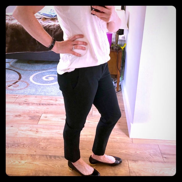 Banana Republic Pants - Banana Republic Martin fit black petite pant